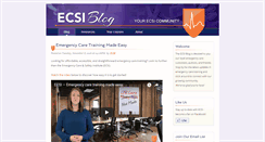 Desktop Screenshot of ecsiblog.com